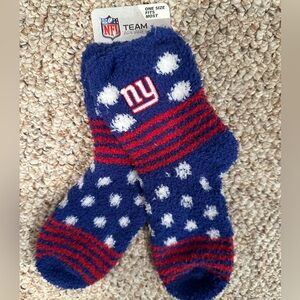 NY Giants Fuzzy Socks